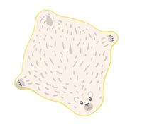 Magic Cloth Makeup Bag Thickened Cute Animals That Can Be Attached to The Magic Wrap, Lens Protection Cloth, Placemat(Color-3)