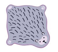 Magic Cloth Makeup Bag Thickened Cute Animals That Can Be Attached to The Magic Wrap, Lens Protection Cloth, Placemat(Color-4)