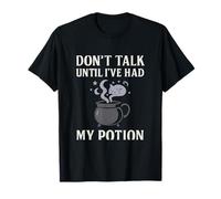 Magic Coffee Cauldron Potion Caffeine Lover Design T-Shirt
