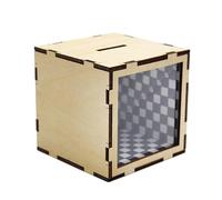 Magic Coin Bank - DIY Handcrafted Savings Box - Educational Science Model - PVC Material