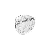 Magic Coin Close Up Props American Bite Illusion Half Dollar for Magician