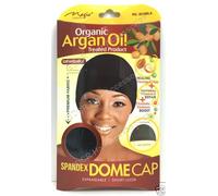 Magic Coll - Organic Argan Oil Treated Spandex Dome Cap With Wide Elastic #3016B