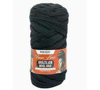 Magic Collection Brazilian Faux Locs Wool Hair Black 100 g