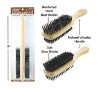 Magic Collection Hard and Soft Double Brush with Natural Boar Bristle # 7713