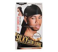 Magic Collection Tie-Down Silky Satin Durag - Black