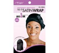 Magic Collection Tie-It Satin Wrap No 2139BLA