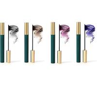 Magic Color Skinny Mascara,Thick Curling Skinny MAScara,Waterproof Healthy Lengths Mascara for Stronger,Longer Lashes,Smudge & Flake-Free Mascaras (4pcs-Mix)