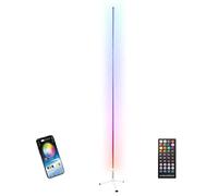 MAGIC-COLOR-STICK-1.5WH - Ibiza - White RGB LED TUBE on tripod with 17 Modes: 5 Multicolor Effects, 5 Sound Modes, 7 Fixed Colors, for Gaming, Music and Movies