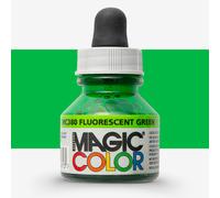 Magic Colour : Acrylic Ink : 28ml : Fluorescent Green