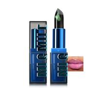 Magic Colour Changing Lipstick, Shiny Cat Eye Colour Change Lipstick, Long Lasting Moisturising, Temperature Vegan Lip Tint Blam with Fine Glitter Particles for Women, Waterproof & Emergency Stick Cup