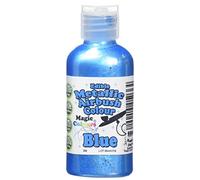 Magic Colours Metallic Edible Airbrush Food Colouring for Cake Decoration - Blue (55ml)
