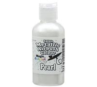 Magic Colours Metallic Edible Airbrush Food Colouring for Cake Decoration - Pearl (55ml)