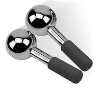 Magic Cool Roller Ball Facial Massage Tools for Face and Neck Ice Globe,Cryo Globes Magic (Black)