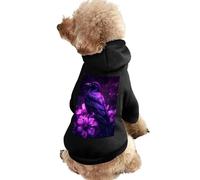 Magic Crow Wizard Black Raven Dog Hoodies Hooded Sweatshirts Pet Costmes Puppy Pullover Cat Clothes Top