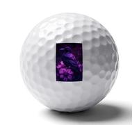 Magic Crow Wizard Black Raven Golf Balls for Men Golfers Distance Straighter Shots Funny Ball