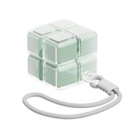 Magic Cube Pill Box with Lanyard Portable Pill Box Medicine Packaging Boxes Suitable for Pocket Travel Vitamin Tablet Storage Boxes