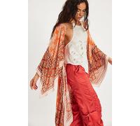 Magic Dance Border Print Duster Top at Free People in Forever Summer Border Print - female
