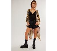 Magic Dance Border Print Duster Top at Free People in Sand - female