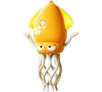Magic Dancing Octopus Toy,Crazy 8-Leg Auto-Dance Octopus Toy,Creative Crawling Dancing Automatic Obstacle Sensor Toys,Smart-Tentacle Self-Navigating Robotic Pet Toys for Indoor Cat Dog (Yellow)