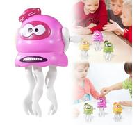 Magic Dancing Octopus Toy, Crazy 8-Leg Auto-Dance Octopus Toy With Led & Music, Electric Crawling Automatic Obstacle Avoidance Sensor Toys, Electronic Pet Toy Suitable for Children (C)
