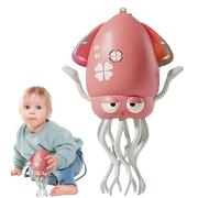 Magic Dancing Octopus Toy, Electric Auto-Avoid Octopus with Color LED Lights & Music, Interactive Baby Musical Animal Toy, Creative Crazy 8-Leg Action Crawling Octopus for Stress Relieve Famlily Home