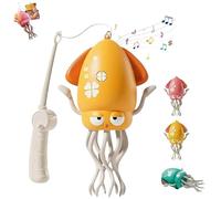 Magic Dancing Octopus Toy, Electric Automatic Obstacle Avoidance Octopus, Crazy 8-Leg Action, Smart Tentacle Explorer, Wiggly Wonder Octopus Toy with LED & Music, Self-Navigating (A)