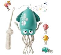 Magic Dancing Octopus Toy, Electric Automatic Obstacle Avoidance Octopus, Crazy 8-Leg Action, Smart Tentacle Explorer, Wiggly Wonder Octopus Toy with LED & Music, Self-Navigating (C)