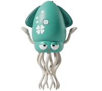 Magic Dancing Octopus Toy - Electric Crawling with LED Lights & Music, Smart Obstacle-Dodging, Rechargeable Interactive Tummy Time Fun, Includes Fishing Rod, Birthday for 3-6 Year Olds