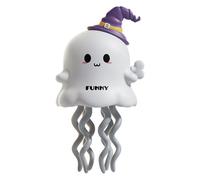 Magic Dancing Octopus Toy, Windup Crawling Octopus Tummy Time Squid Toy, Funny Ghost-Shaped Dancing Clockwork Toys, Crawling Octopus Baby Toys, Interactive Gift for Kids 2-4 Years (Orange-Halloween)