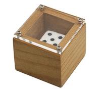 Magic Dice Box - Dot Number Change Dice Magic Stage Illusion Props | Wooden Magic Trick Dice, Dice in A Box Magic Trick, Mind Prediction Dice Number Illusion Mentalist Real Magic Trick
