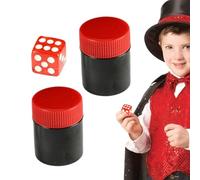 Magic Dice Trick - Magic Game Dice | Classic Dot Number Change Dices Trick, Funny Dices Magics Obedient, Mentalism Dicee Magics Stage Illusion Props Toy Gimmick