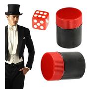 Magic Dice Trick - Trick Dice Set, Magic Dice Tricks | Magic Dice Game Funny Dice Magic Obedient, Classic Dot Number Change Dice Trick, Mentalism Dice Magic Stage Illusion Props Toy Gimmick