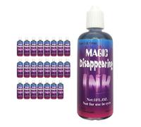 Magic Disappearing Ink Set - Squeezable Prop Design, Color Fading Reaction Formula, Party Trick Performance Kit, Creative Illusion Demonstration Tool Entertainment Accessory Bundle | For Magic