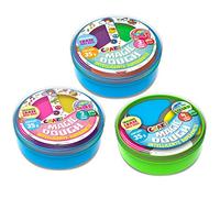 MAGIC DOUGH CRAZE Twist Set of 3 Intelligent Modelling Clay 3 x 35 g Modelling Clay Cans in a Tin Children's Clay Magic Clay from 2 Years 30424