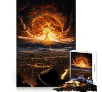 Magic Eldertree Kingdom 1000 Pieces Jigsaws Adults Puzzles Gifts Anxiety Relief Snug Connection Fun Hobby Wall Display (38x26cm)