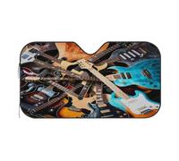 Magic Electric Guitar Car Windscreen Sun Shade Front Window Sunshade S