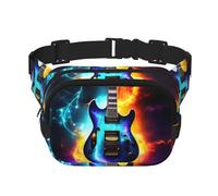 Magic Electric Guitar Fanny Packs for Women Men, Fashion Waist Packs for Workout Running Traveling Hiking