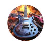 Magic Electric Guitar Music Custom Pins 5 PCS, Personalized Photo Buttons, Metal Pinback Button Badges for Backpacks, Hats, Funny Backpack Pins Aesthetic Lapel Badge Pins Gifts for Men Women, One Size