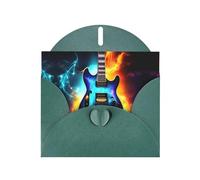 Magic Electric Guitar print Greeting Cards - Thank-You Cards Party Invitation Cards for Festive Celebrations