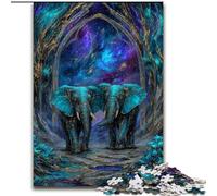 Magic Elephant 1000 Piece Jigsaw Puzzle for Adults And Teenagers, for Age 14 Years And over Stress Relief Christmas Game Presents for Women (26x38cm)