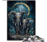 Magic Elephant 1000 Piece Jigsaw Puzzles for Teenagers, Educational Games Home Decoration Suitable for Desktop Decoration (50x75cm)