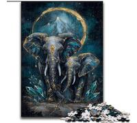 Magic Elephant 1000 Pieces Jigsaw Puzzles for Adults And Teens, Toy Intellectual Game Artists Collection, Fine Art (26x38cm)
