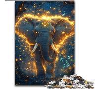 Magic Elephant Jigsaw Puzzles for Adults 1000 Pieces, Brain Intelligence Challenge Addictive Toys for Home Decoration 50x75cm