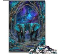 Magic Elephant Jigsaw Puzzles for Adults Teenagers Jigsaws Puzzle, Suitable for Ages 14 And Up Toy Wall Decor Birthday And Unique Gifts (70x100cm)