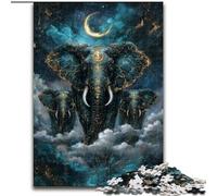 Magic Elephant Jigsaw Puzzles for Teenagers 1000 Piece, Stress Reliever Difficult Challenge for Home Decoration for 14+ (26x38cm)