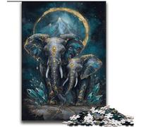 Magic Elephant Jigsaw Puzzles for Teenagers 2000 Piece, Stress Reliever Difficult Challenge for Home Decoration for 14+ (70x100cm)