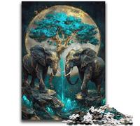 Magic Elephant Puzzles for Teenagers 2000 Pieces,Staycation Kill Time Every Piece Is Unique - Challenging Family Fun Game (70X100cm)