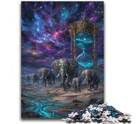 Magic Elephant Puzzles for Teenagers Teens 2000pc Puzzle,Brain Teaser Game Wall Decoration Unique Birthday And Xmas Gifts (70X100cm)