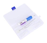 Magic Embroidery Pen Kit, Knitting Stitching Tool Punch Needle Set Embroidery Stitching Craft Tool TPR Handle DIY Sewing Threading Device for Embroidery Stitching Threaders
