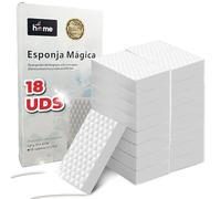 Magic Eraser 18 Pcs - Reusable Magic Sponge for Difficult Stains - Water Cleaning, Chemical Free, Ideal for Walls, Kitchen and Shoes